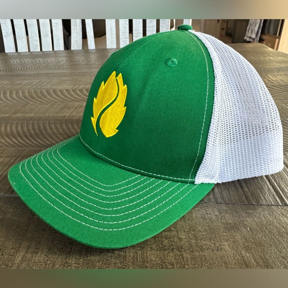 Hop Valley Brewing Logo Snapback Trucker Hat Springfield, Oregon GO Ducks!